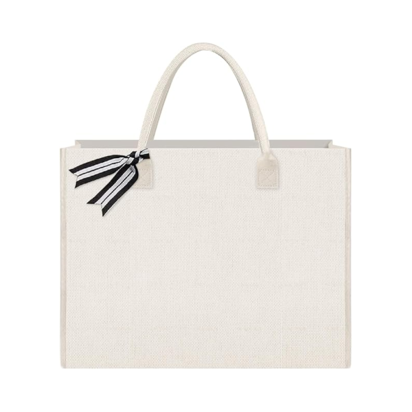 Reusable canvas tote bag, suitable for multiple occasions